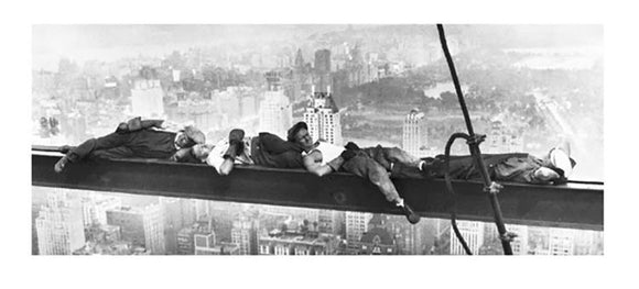 Sleeping above Manhattan by Charles C. Ebbets