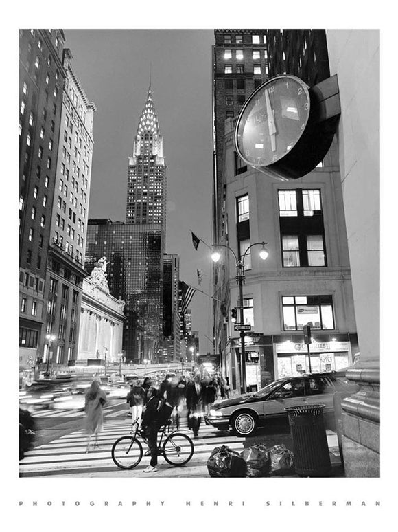 Chrysler Clock New York by Henri Silberman