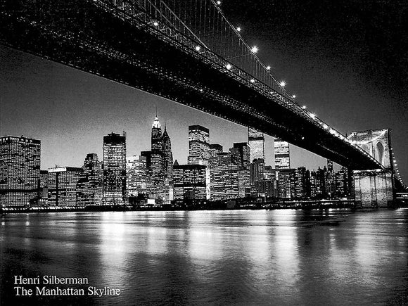 Manhattan Skyline New York by Henri Silberman