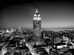 Empire State Building at Night by Henri Silberman