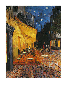 Terrasse de Cafe la Nuit Cafe Terrace at Night 16"x20" by Vincent van Gogh