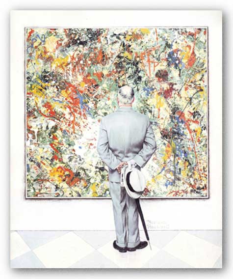 The Connoisseur by Norman Rockwell