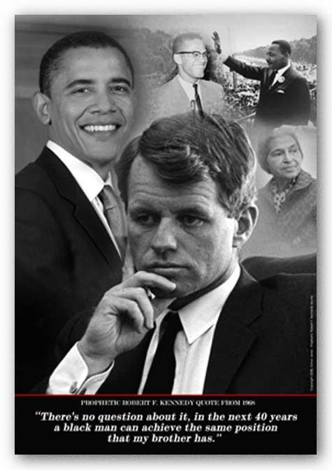 Robert F. Kennedy Prophetic Quote, 1968 by Tonya Jones