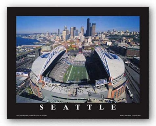 Seattle, Washington - Qwest Field - Seattle Seahawks by Mike Smith - Aerial Views