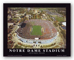 Notre Dame Stadium - South Bend, Indiana by Mike Smith - Aerial Views