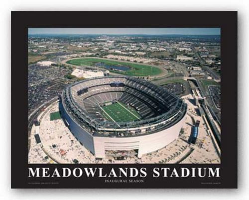 NY Giants at New Meadowlands Staium, Inaugural Season by Mike Smith - Aerial Views