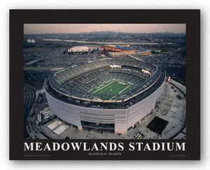NY Jets at New Meadowland Stadium, Inaugural Season by Mike Smith - Aerial Views