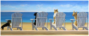 Beach Chair Tails by Carol Saxe