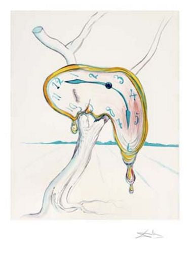 Tearful Soft Watch - Limited Edition Giclee by Salvador Dali