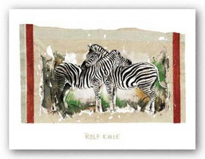 Two Zebras by Rolf Knie