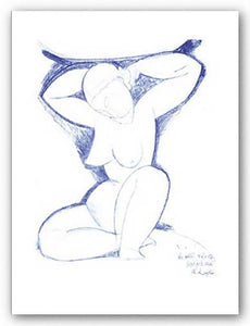 Caryatide by Amedeo Modigliani