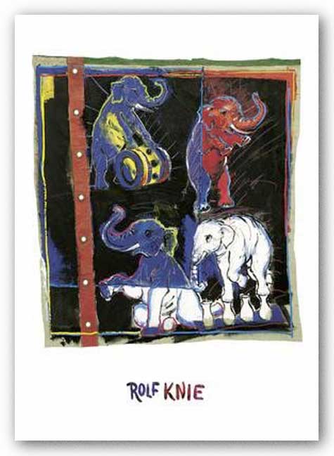 Four Elephants by Rolf Knie