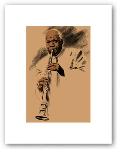 Sidney Bechet - Signed Giclee by Clifford Faust