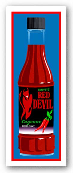 Cayenne Pepper Sauce - Giclee by Clifford Faust