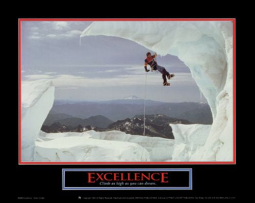 Excellence - Snow Climer by Motivational