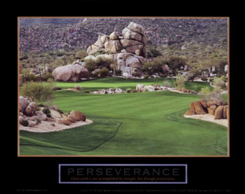 Perseverance - Golf by Motivational