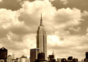 Empire State Building (sepia) by Igor Maloratsky
