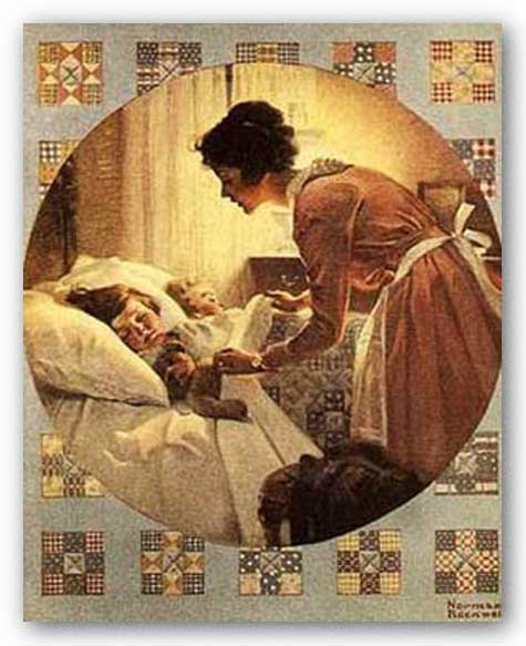 Mother's Little Angel by Norman Rockwell