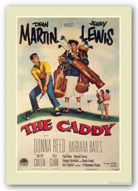 The Caddy Movie Poster - Dean Martin and Jerry Lewis