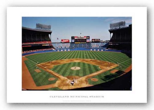 Cleveland Municipal Stadium, Cleveland Indians by Ira Rosen