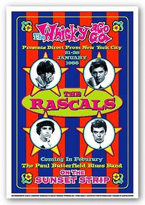 The Rascals, 1966: Whisky-A-Go-Go, Los Angeles by Dennis Loren