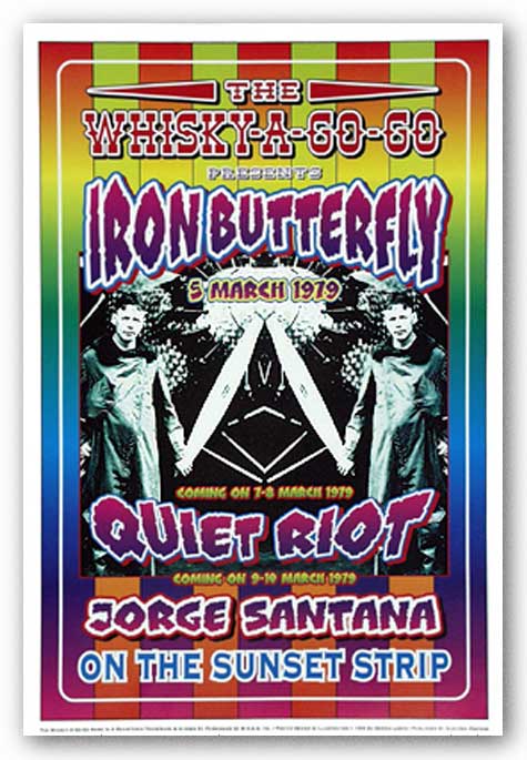 Iron Butterfly and Quiet Riot, 1979: Whisky-A-Go-Go, Los Angeles by Dennis Loren