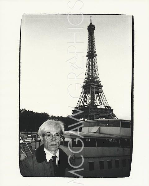 Andy Warhol and Eiffel Tower, 1982 by Andy Warhol