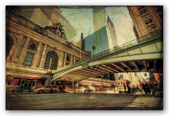 Chrysler Over Grand Central by Eric Wood