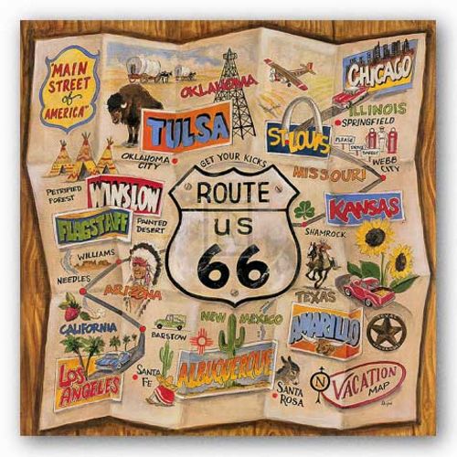 Route 66 by Karen Dupre