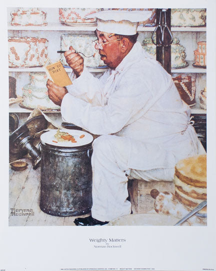 Weighty Matters by Norman Rockwell