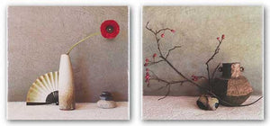 Iron Pot and Poppy with Fan Set by Judy Mandolf