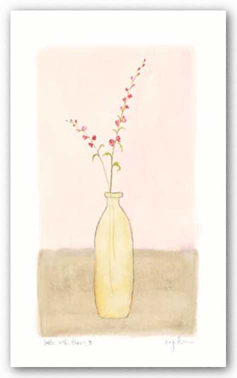 Bottle With Flowers ll by Lara Jealous