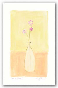 Bottle With Flowers l by Lara Jealous