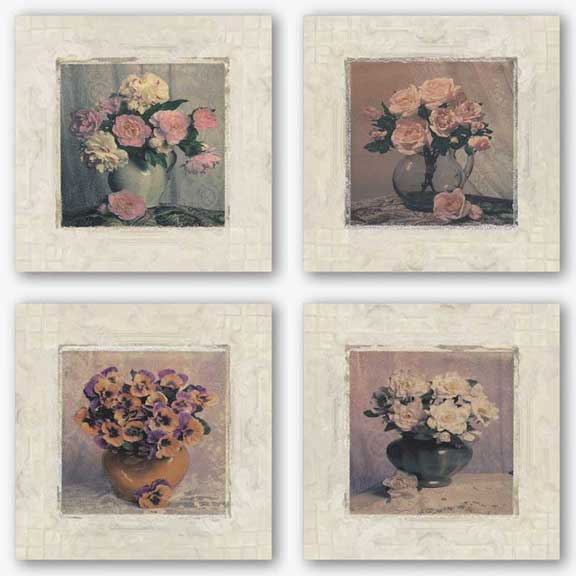 Vintage Blooms Set by Yvonne Gunner
