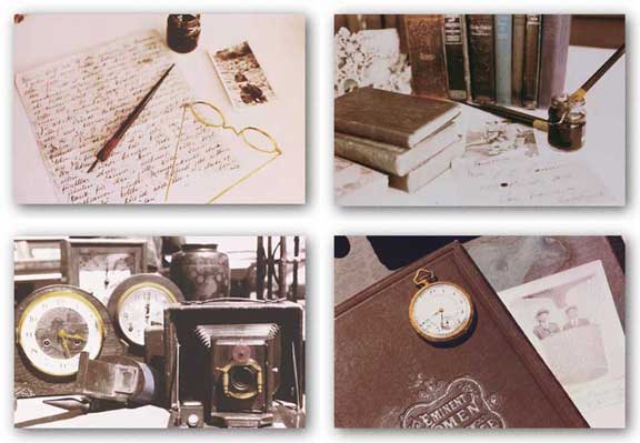 Time Flies-Love Letter-Letters From Abroad-Trappings of Time Set by April S. White