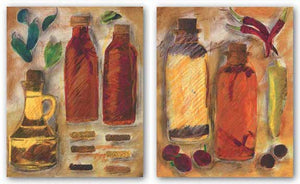 Peppers and Oil Set by Tanya M. Fischer