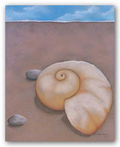 Sand, Shell and Sky I by Phyl Schock