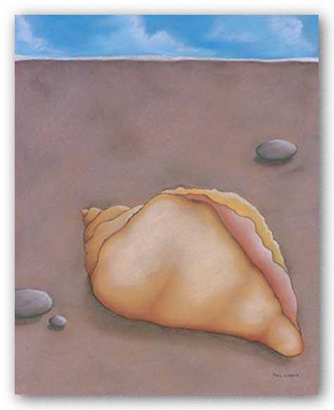 Sand, Shell and Sky III by Phyl Schock