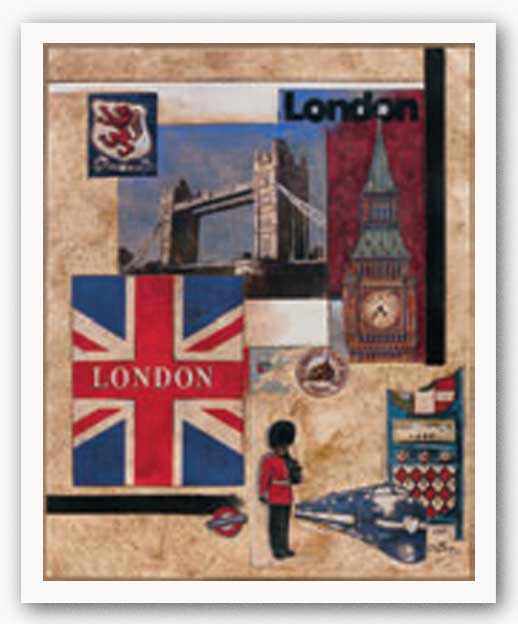 London Collage by Susan Osborne