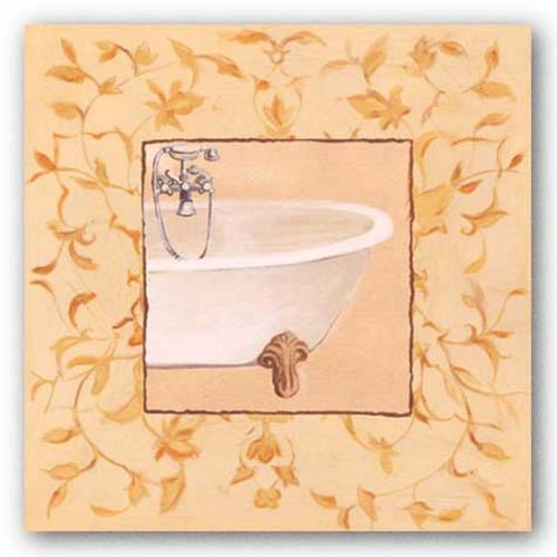 Golden Floral Tub by Capital Decor