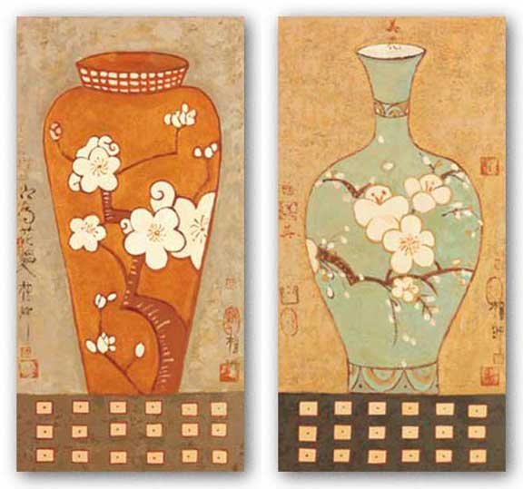 Asian Vase Set by Chi Young-Mi