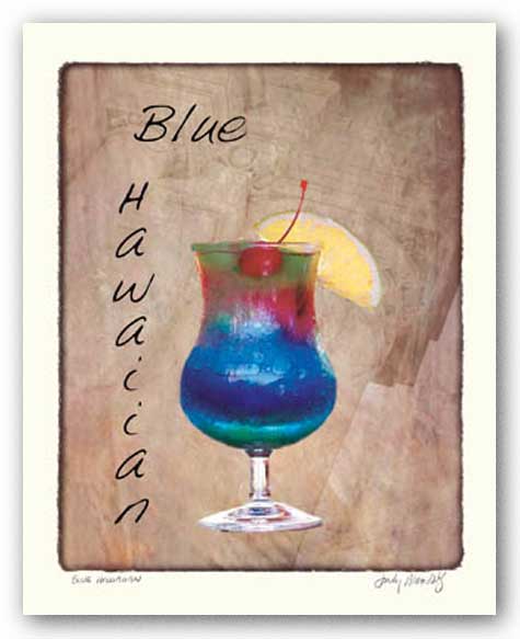 Blue Hawaiian by Judy Mandolf