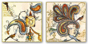 Bird of Paisley Set by Susan Gillette