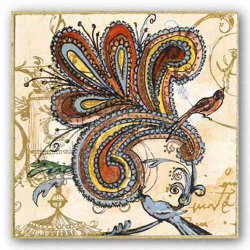 Bird of Paisley II by Susan Gillette