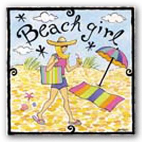 Beach Girl I by Jennifer Brinley