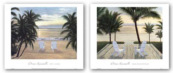 Palm Beach Retreat - Life Is Good Set by Diane Romanello