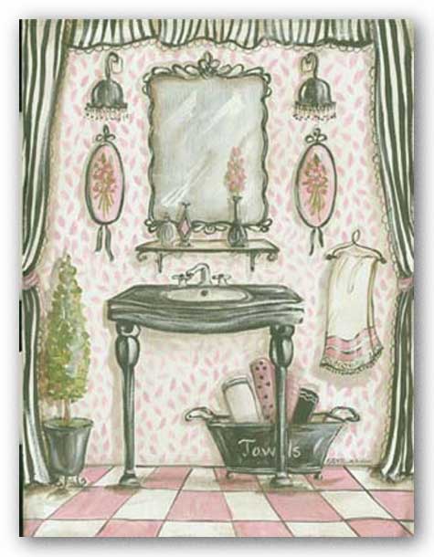 Fanciful Bathroom III by Kate McRostie