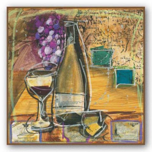 Wine and Cheese II by Tanya M. Fischer