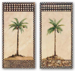 Tribal Palm Set by Rue de la Paix