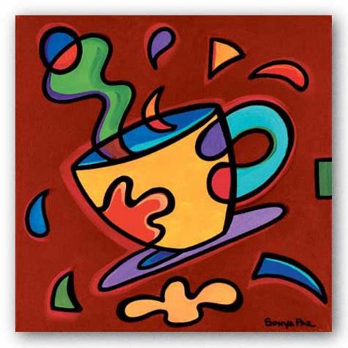 Red Coffee Mug by Sonya Paz
